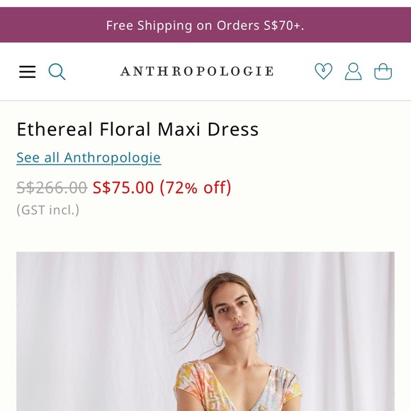 Anthropologie Floral Maxi Dress - Multicolor - Picture 10 of 12
